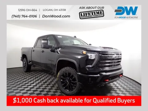 Black 2026 Chevrolet Silverado 2500HD LT for sale in Logan, OH