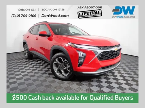 Red 2026 Chevrolet Trax LT for sale in Logan, OH