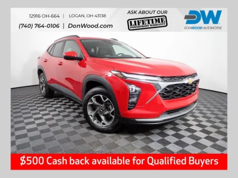 Red 2026 Chevrolet Trax LT for sale in Logan, OH