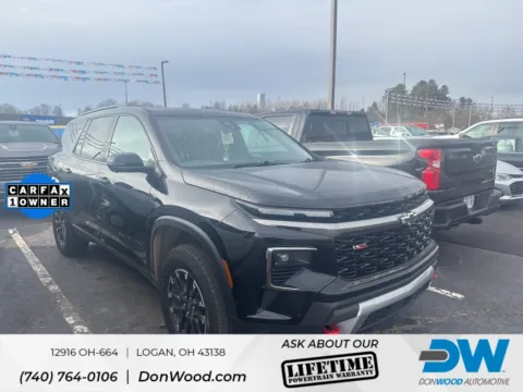 Black 2024 Chevrolet Traverse Z71 for sale in Logan, OH