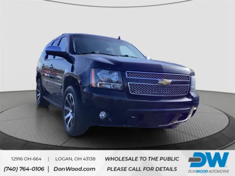 Black 2012 Chevrolet Tahoe LTZ for sale in Logan, OH