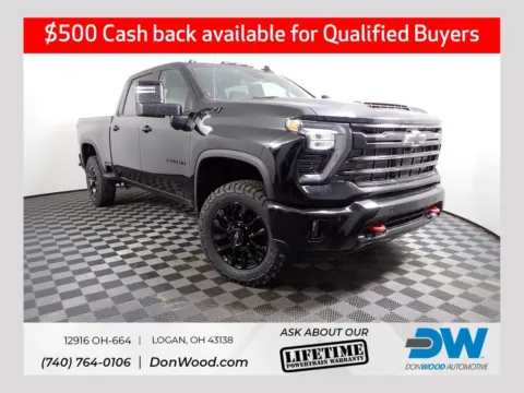 Black 2026 Chevrolet Silverado 2500HD LT for sale in Logan, OH