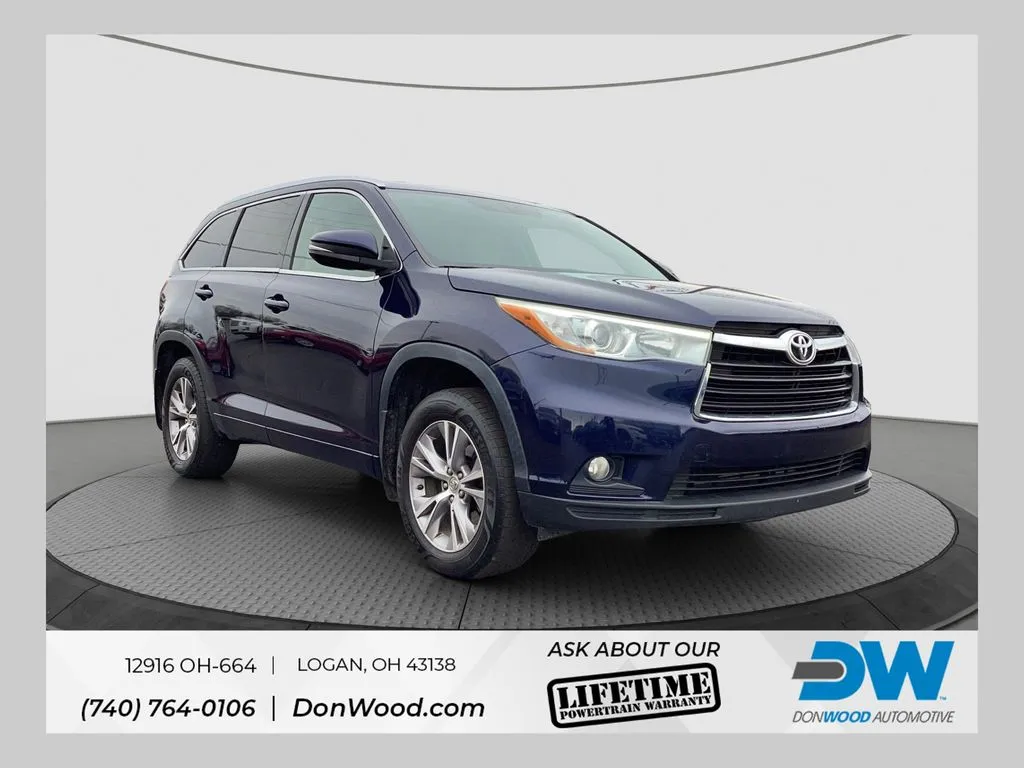 2015 Toyota Highlander XLE V6 for sale in Logan, OH