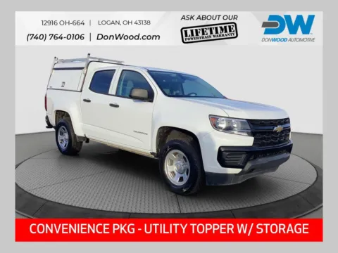 White 2022 Chevrolet Colorado Work Truck for sale in Logan, OH