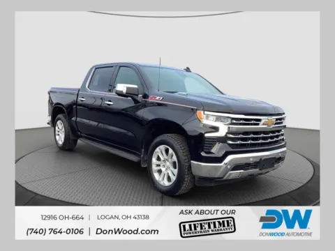 Black 2023 Chevrolet Silverado 1500 LTZ for sale in Logan, OH