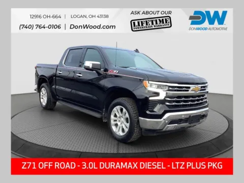 Black 2023 Chevrolet Silverado 1500 LTZ for sale in Logan, OH