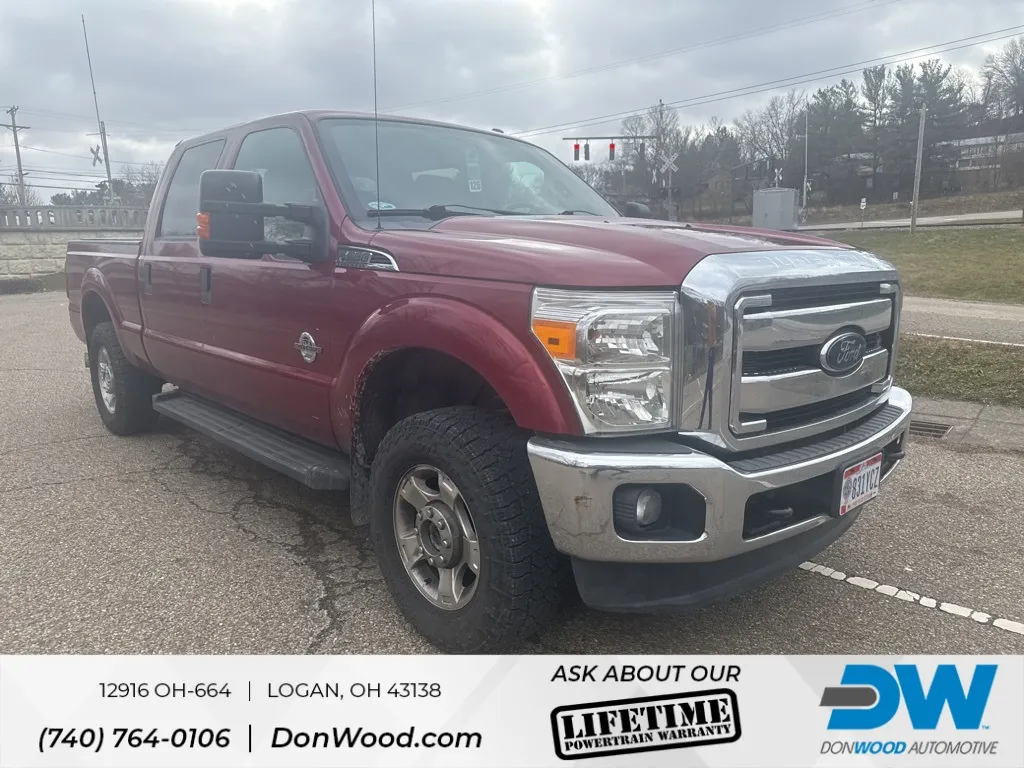 Red 2014 Ford F-250SD XLT for sale in Logan, OH