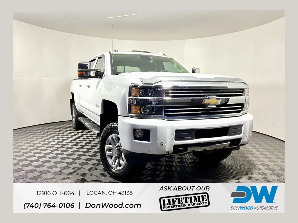 White 2016 Chevrolet Silverado 3500HD High Country for sale in Logan, OH