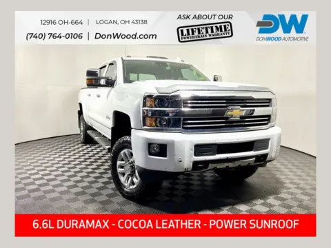 White 2016 Chevrolet Silverado 3500HD High Country for sale in Logan, OH
