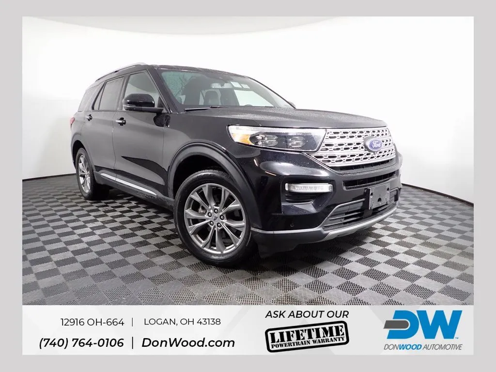 Black 2020 Ford Explorer Limited for sale in Logan, OH