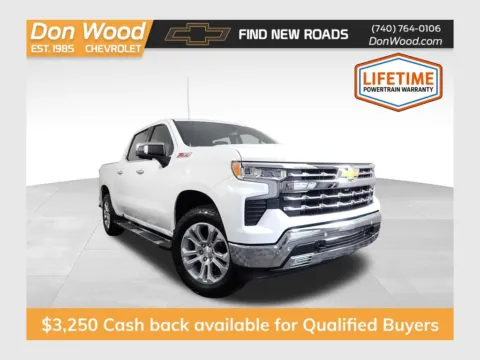 White 2026 Chevrolet Silverado 1500 LTZ for sale in Logan, OH