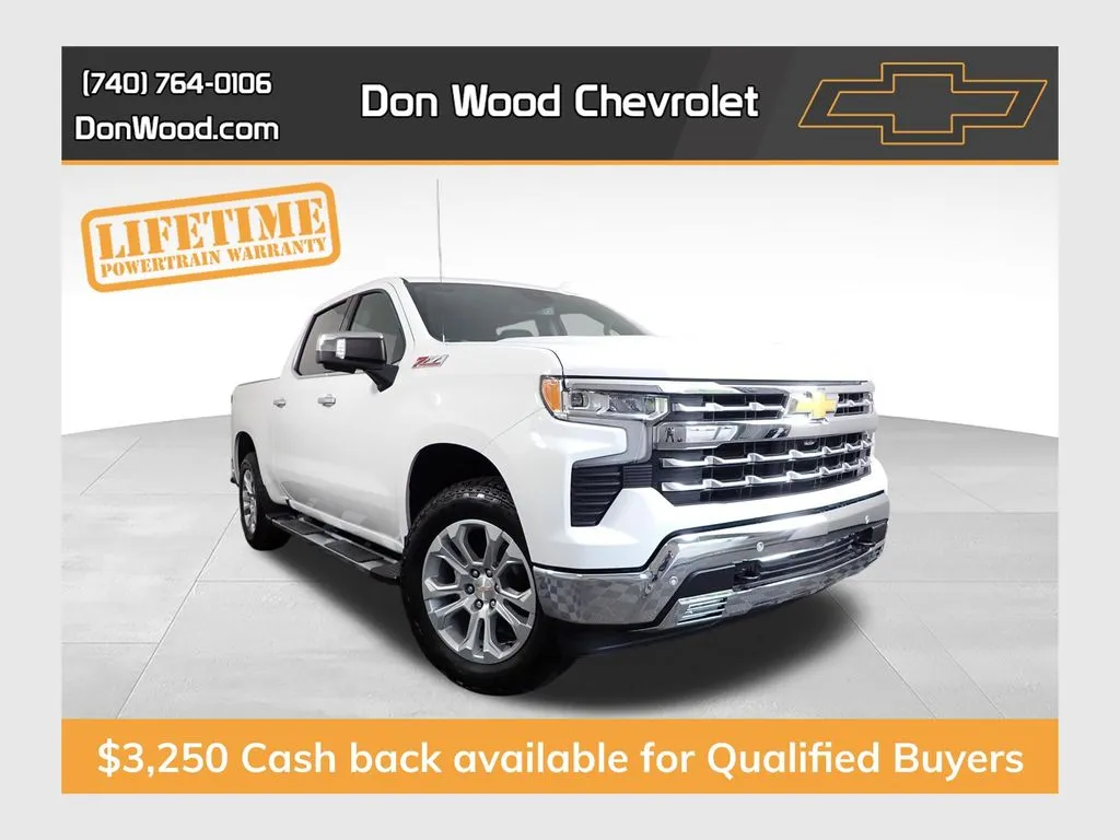 White 2026 Chevrolet Silverado 1500 LTZ for sale in Logan, OH