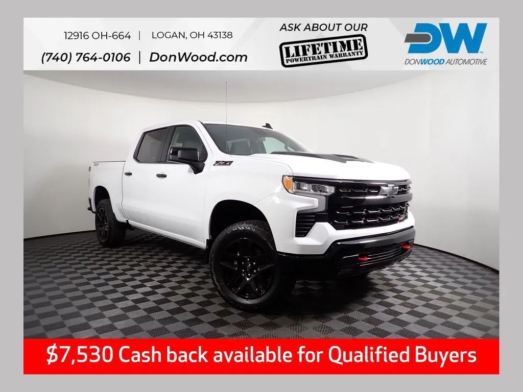White 2026 Chevrolet Silverado 1500 LT Trail Boss for sale in Logan, OH