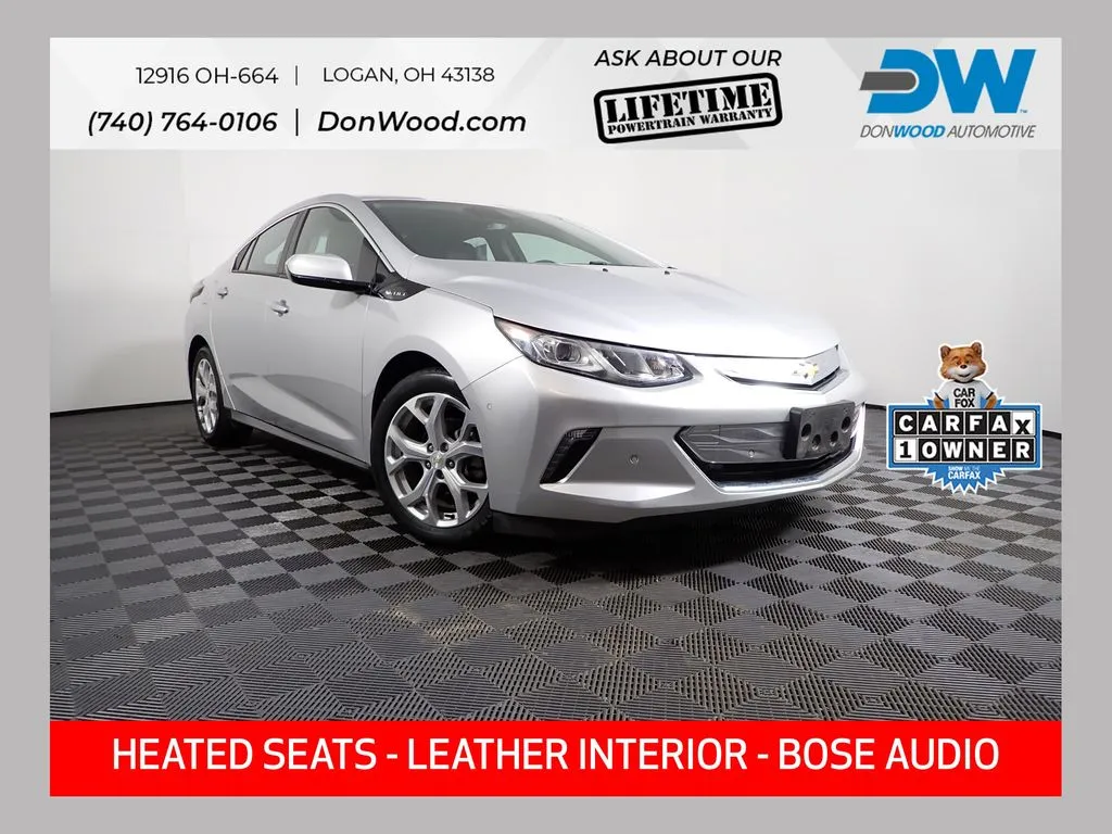 Silver 2018 Chevrolet Volt Premier for sale in Logan, OH