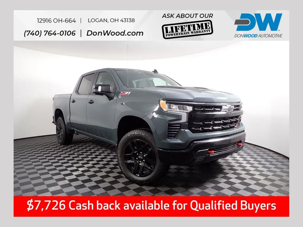 Gray 2026 Chevrolet Silverado 1500 LT Trail Boss for sale in Logan, OH