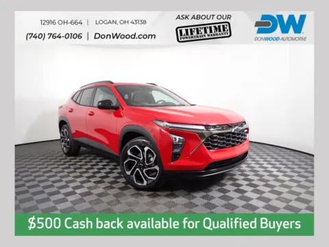 Red 2026 Chevrolet Trax 2RS for sale in Logan, OH