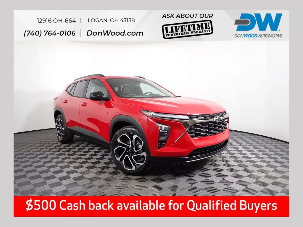 Red 2026 Chevrolet Trax 2RS for sale in Logan, OH