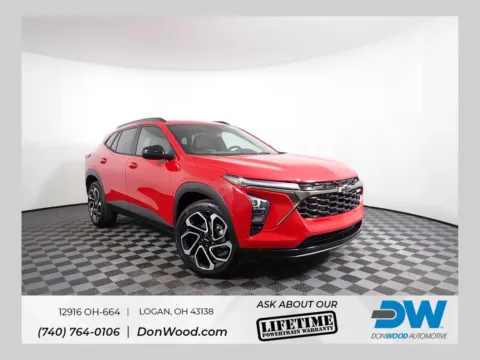 Red 2026 Chevrolet Trax 2RS for sale in Logan, OH
