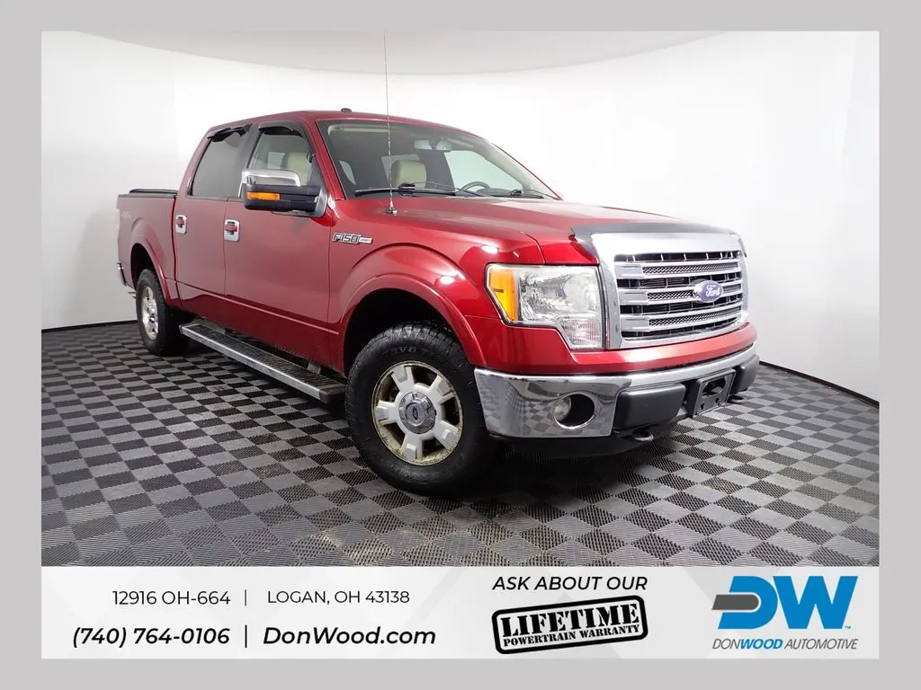 Red 2013 Ford F-150 Lariat for sale in Logan, OH