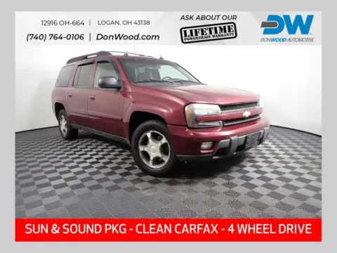 Red 2005 Chevrolet TrailBlazer EXT LT for sale in Logan, OH