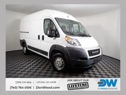 White 2019 Ram ProMaster 2500 High Roof for sale in Logan, OH