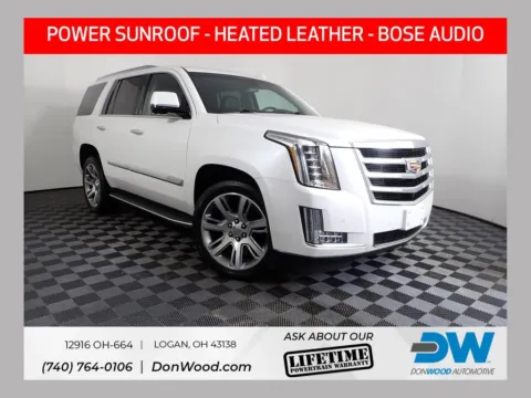 White 2016 Cadillac Escalade Luxury for sale in Logan, OH