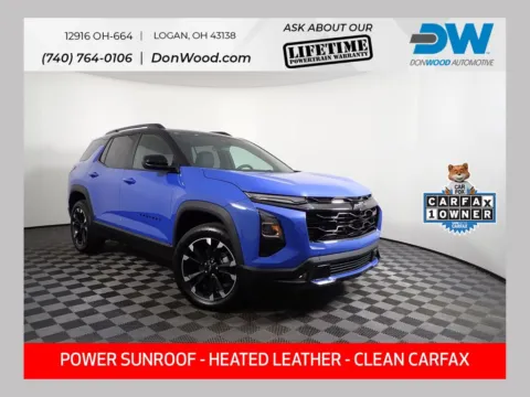 Blue 2026 Chevrolet Equinox RS for sale in Logan, OH