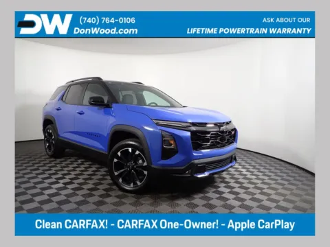 Blue 2026 Chevrolet Equinox RS for sale in Logan, OH