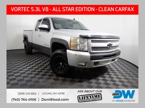 Silver 2011 Chevrolet Silverado 1500 LT for sale in Logan, OH