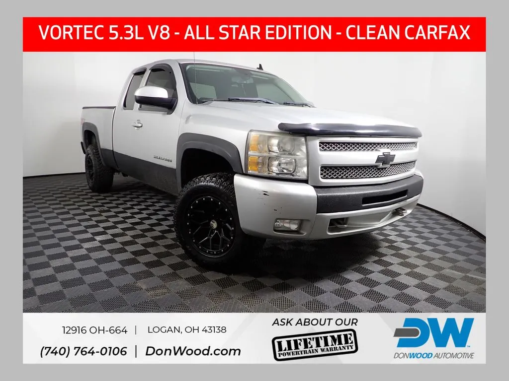 Silver 2011 Chevrolet Silverado 1500 LT for sale in Logan, OH