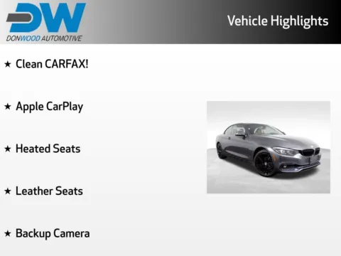 Another view of 2018 BMW 4 Series 430i xDrive for sale in Logan, OH at Don Wood Chevrolet
