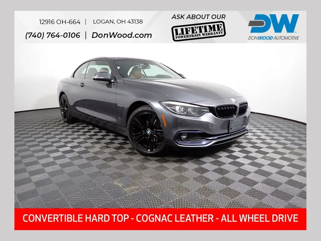Gray 2018 BMW 4 Series 430i xDrive for sale in Logan, OH