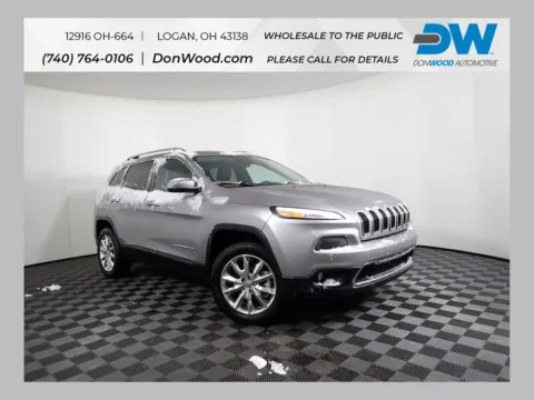 Silver 2016 Jeep Cherokee Limited for sale in Logan, OH