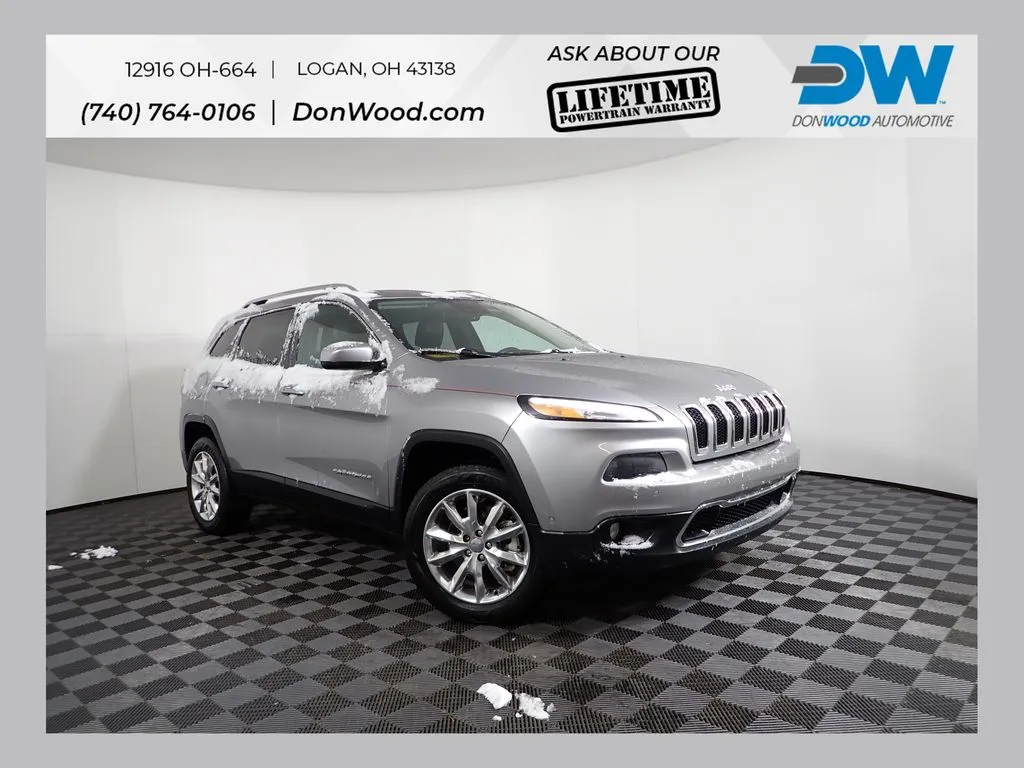 Silver 2016 Jeep Cherokee Limited for sale in Logan, OH