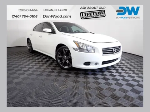 White 2014 Nissan Maxima 3.5 SV for sale in Logan, OH