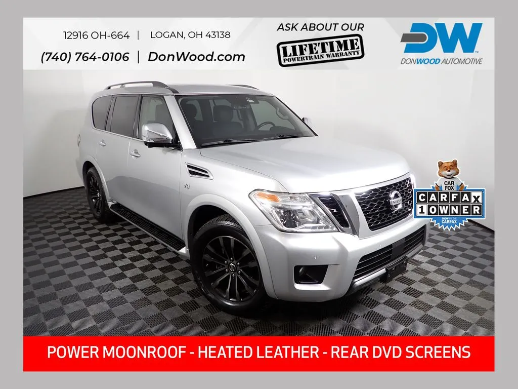Silver 2019 Nissan Armada Platinum for sale in Logan, OH