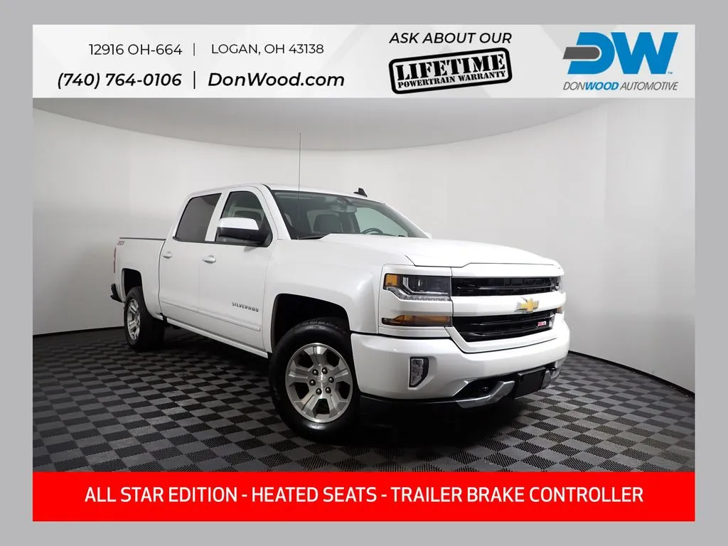 White 2018 Chevrolet Silverado 1500 LT for sale in Logan, OH
