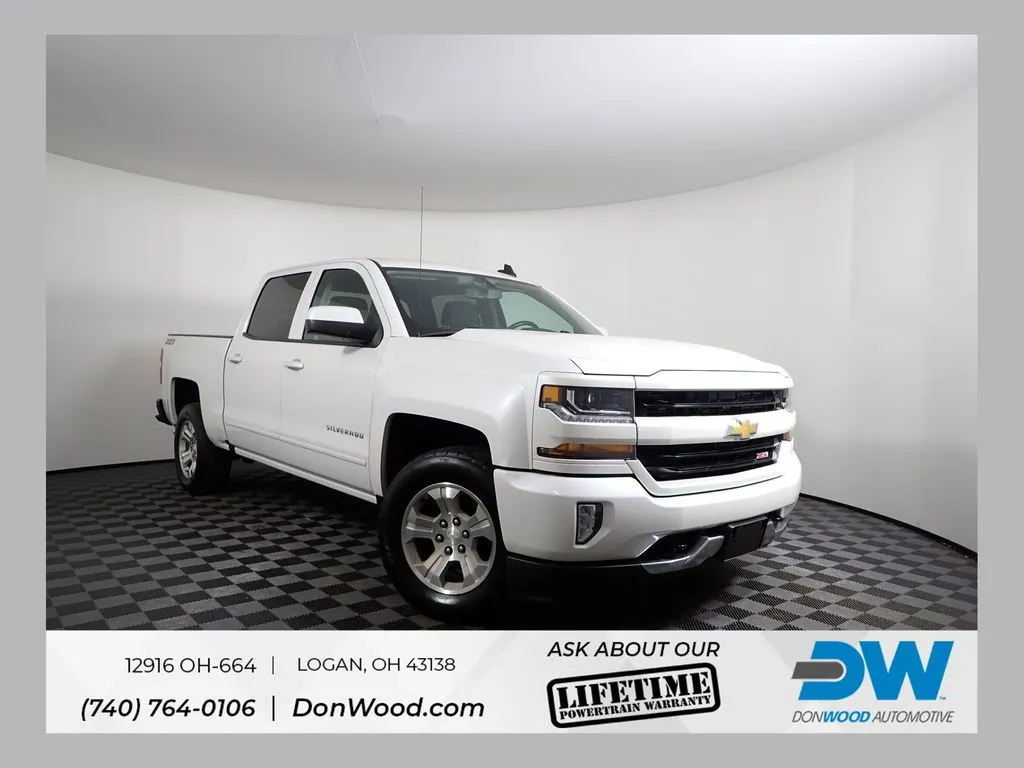 White 2018 Chevrolet Silverado 1500 LT for sale in Logan, OH