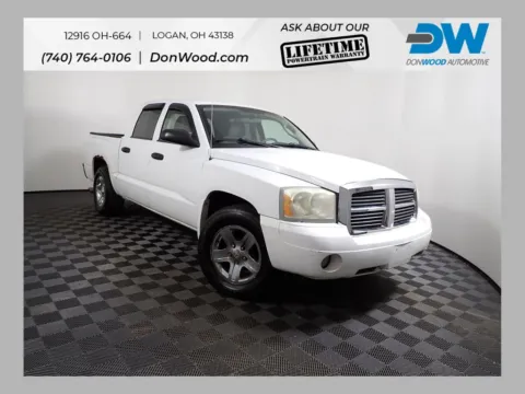 White 2007 Dodge Dakota SLT for sale in Logan, OH