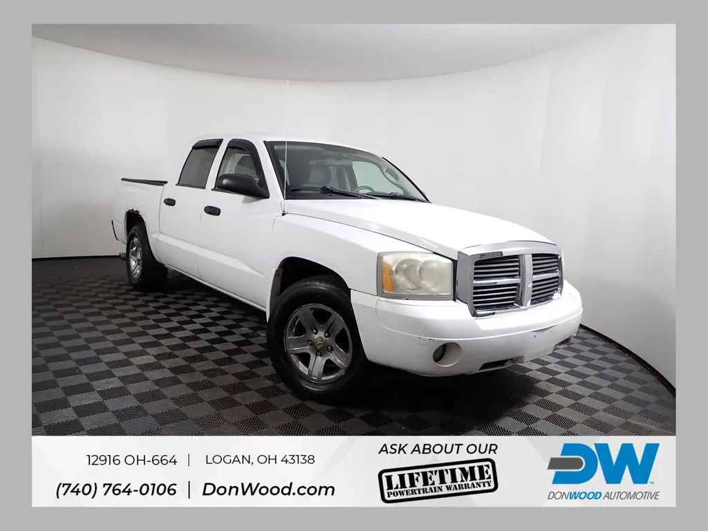 White 2007 Dodge Dakota SLT for sale in Logan, OH