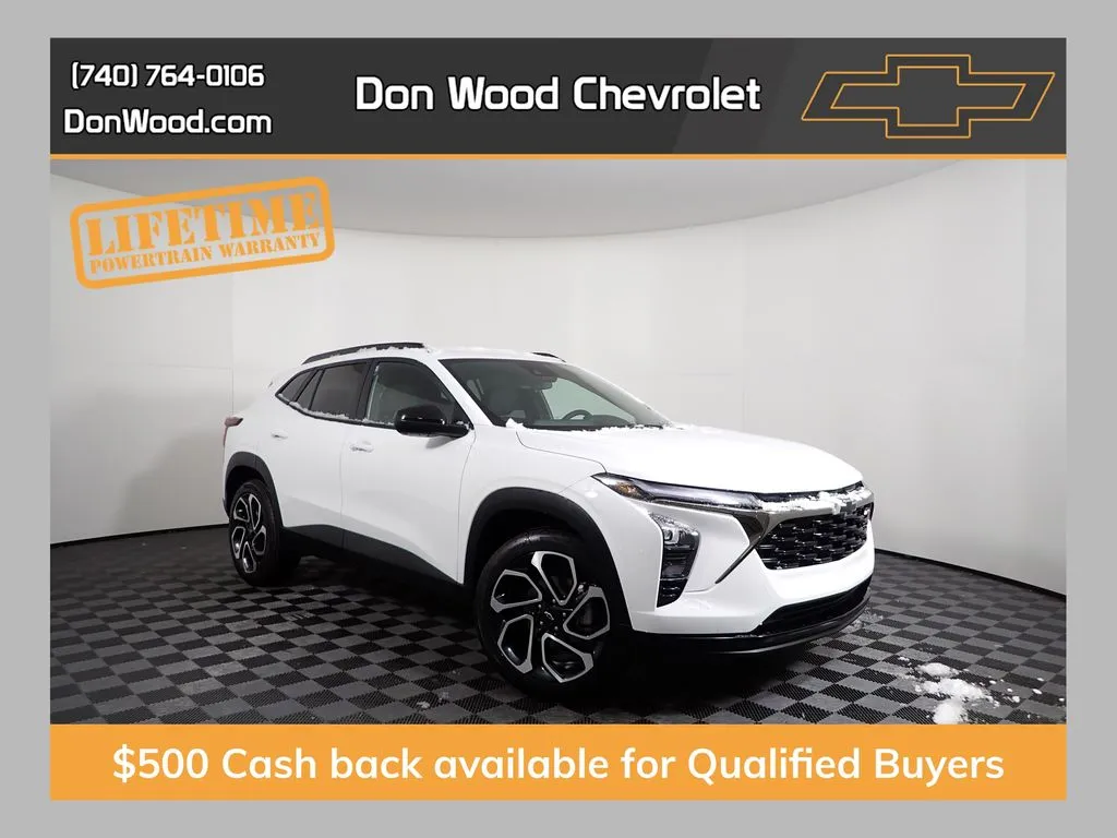 White 2026 Chevrolet Trax 2RS for sale in Logan, OH