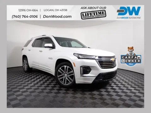 White 2023 Chevrolet Traverse High Country for sale in Logan, OH