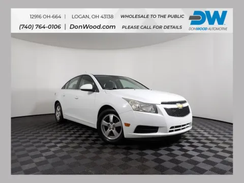 White 2012 Chevrolet Cruze 1LT for sale in Logan, OH