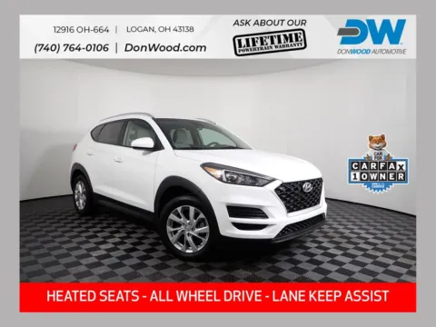 White 2021 Hyundai Tucson Value for sale in Logan, OH