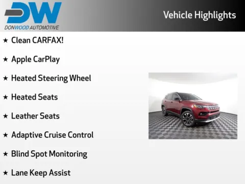 Another view of 2022 Jeep Compass Limited for sale in Logan, OH at Don Wood Chevrolet