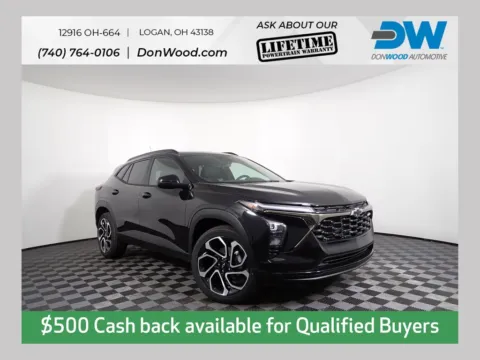 Black 2026 Chevrolet Trax 2RS for sale in Logan, OH