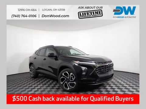 Black 2026 Chevrolet Trax 2RS for sale in Logan, OH