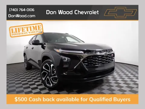 Black 2026 Chevrolet Trax 2RS for sale in Logan, OH