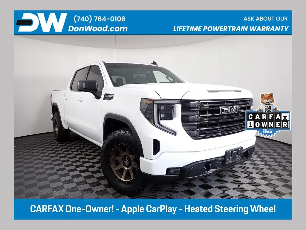 White 2022 GMC Sierra 1500 Elevation for sale in Logan, OH