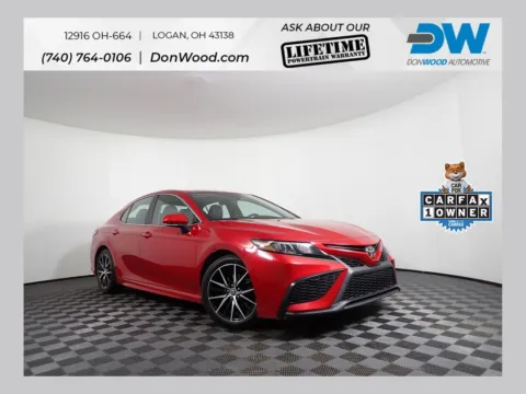 Red 2021 Toyota Camry SE for sale in Logan, OH